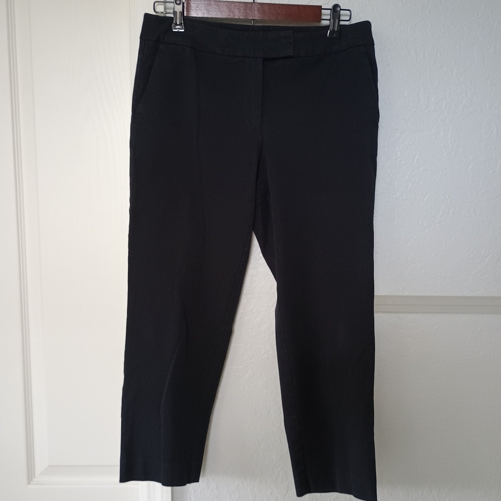Ann Taylor Factory Ankle Crop Pants Women's Size 6‎ Navy